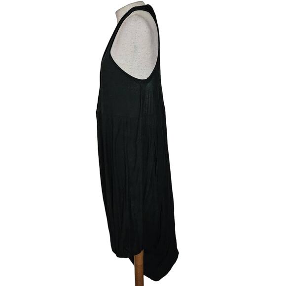Black Hi Lo Sleeveless Cardigan Sweater Size Small - Picture 4 of 4